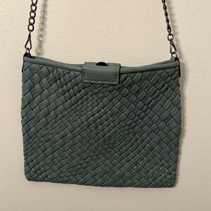 Falor Hand Woven Genuine Leather Crossbody Bag